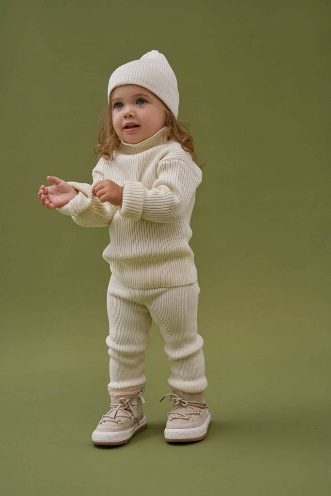 Детский костюм водолазка и лосины Off-White